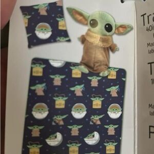 Baby yoda blanket ,pillow and toy